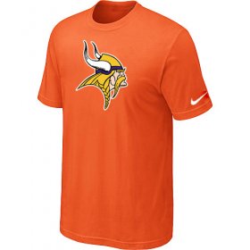 Wholesale Cheap Nike Minnesota Vikings Sideline Legend Authentic Logo Dri-FIT NFL T-Shirt Orange