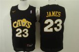 Wholesale Cheap Nike Cleveland Cavaliers #23 LeBron James Black Men's Stitched NBA Jersey