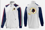 Wholesale Cheap NFL Washington Redskins Team Logo Jacket White_1