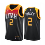 Wholesale Cheap Nike Jazz #2 Joe Ingles Black NBA Swingman 2020-21 City Edition Jersey