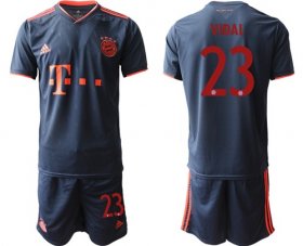 Wholesale Cheap Bayern Munchen #23 Vidal Third Soccer Club Jersey