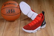 Wholesale Cheap Nike Lebron James 16 Air Cushion Shoes Red White-logo