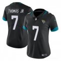 Cheap Women's Jacksonville Jaguars #7 Brian Thomas Jr Black 2024 Draft Vapor Stitched Jersey(Run Small)