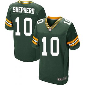 Wholesale Cheap Nike Packers #10 Darrius Shepherd Green Team Color Men\'s Stitched NFL Vapor Untouchable Elite Jersey