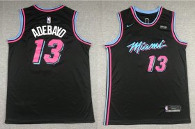 Wholesale Cheap Men\'s Miami Heat #13 Bam Adebayo Black 2020 Ultimate Software Stitched City Edition Jersey