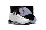 Wholesale Cheap Kids Air Jordan 5 White Cement White/Grey Cement-Red