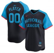 Cheap Men's National League Active Player Custom Navy 2024 All-Star Limited Stitched Baseball Jersey