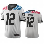 Wholesale Cheap Carolina Panthers #12 D.J. Moore White Vapor Limited City Edition NFL Jersey