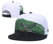 Wholesale Cheap NFL Philadelphia Eagles Fresh Logo Green Adjustable Hat