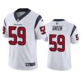 Wholesale Cheap Men's Houston Texans #59 Kenyon Green White Vapor Untouchable Limited Stitched Jersey