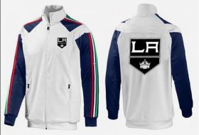 Wholesale Cheap NHL Los Angeles Kings Zip Jackets White-3