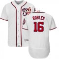 Wholesale Cheap Nationals #16 Victor Robles White Flexbase Authentic Collection Stitched MLB Jersey