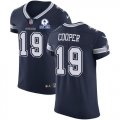 Wholesale Cheap Nike Cowboys #19 Amari Cooper Navy Blue Team Color Men's Stitched With Established In 1960 Patch NFL Vapor Untouchable Elite Jersey