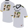 Wholesale Cheap Missouri Tigers 19 Jack Lowary White Nike Fashion College Football Jersey