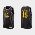 Wholesale Cheap Men's Golden State Warriors #15 Gui Santos 2022 Black Stitched Basketball Jersey