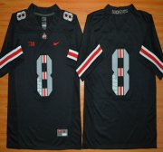 Wholesale Cheap Ohio State Buckeyes 8th Championship Commemorative Black College Football Jersey