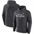 Cheap Men's Dallas Cowboys Heather Charcoal 2023 Playoffs Fleece Pullover Hoodie