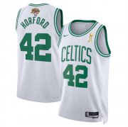 Wholesale Cheap Men's Boston Celtics #42 Al Horford White 2024 Finals Champions Association Edition Stitched Basketball Jersey