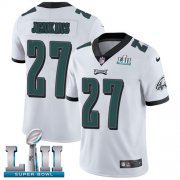 Wholesale Cheap Nike Eagles #27 Malcolm Jenkins White Super Bowl LII Men's Stitched NFL Vapor Untouchable Limited Jersey