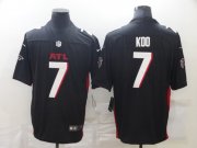 Wholesale Cheap Nike Falcons 7 Younghoe Koo Black New Vapor Untouchable Limited Jersey