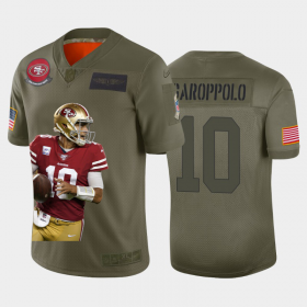 Cheap San Francisco 49ers #10 Jimmy Garoppolo Nike Team Hero Vapor Limited NFL Jersey Camo