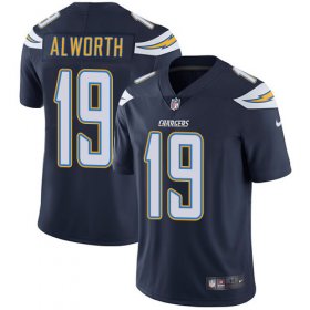 Wholesale Cheap Nike Chargers #19 Lance Alworth Navy Blue Team Color Men\'s Stitched NFL Vapor Untouchable Limited Jersey