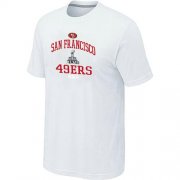 Wholesale Cheap Men's San Francisco 49ers Super Bowl XLVII Heart & Soul T-Shirt White