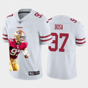 Cheap San Francisco 49ers #97 Nick Bosa Nike Team Hero 2 Vapor Limited NFL 100 Jersey White