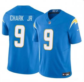 Cheap Men\'s Los Angeles Chargers #9 DJ Chark Jr Blue 2024 F.U.S.E. Vapor Limited Football Stitched Jersey