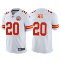 Wholesale Cheap Men's Kansas City Chiefs #20 Justin Reid White Vapor Untouchable Limited Stitched Jersey