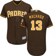 Wholesale Cheap Padres #13 Manny Machado Brown Flexbase Authentic Collection Stitched MLB Jersey