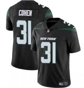 Cheap Men\'s New York Jets #31 Tarik Cohen Black Vapor Untouchable Limited Football Stitched Jersey