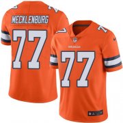 Wholesale Cheap Nike Broncos #77 Karl Mecklenburg Orange Men's Stitched NFL Limited Rush Jersey