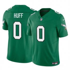 Cheap Men\'s Philadelphia Eagles #0 Bryce Huff Kelly Green 2024 F.U.S.E. Vapor Untouchable Limited Football Stitched Jersey