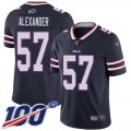 Wholesale Cheap Nike Bills #57 Lorenzo Alexander Navy Men's Stitched NFL Limited Inverted Legend 100th Season Jersey