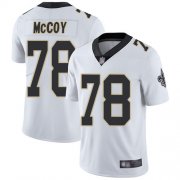 Wholesale Cheap Nike Saints #78 Erik McCoy White Men's Stitched NFL Vapor Untouchable Limited Jersey