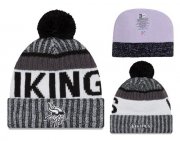 Wholesale Cheap NFL Minnesota Vikings Logo Stitched Knit Beanies 009