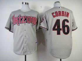 Wholesale Cheap Diamondbacks #46 Patrick Corbin Grey Cool Base Stitched MLB Jersey