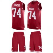 Wholesale Cheap Nike 49ers #74 Joe Staley Red Team Color Men's Stitched NFL Limited Tank Top Suit Jersey