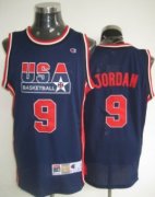 Wholesale Cheap 1992 Olympics Team USA #9 Michael Jordan Navy Blue Swingman Jersey