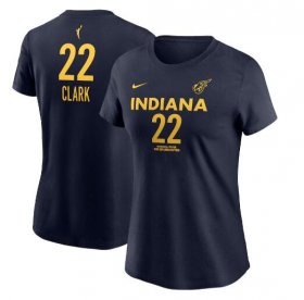 Cheap Women\'s Indiana Fever Caitlin Clark Nike Navy 2024 WNBA Draft Explorer Edition T-Shirt