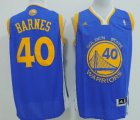 Wholesale Cheap Golden State Warriors #40 Harrison Barnes Revolution 30 Swingman Blue Jersey