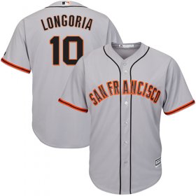 Wholesale Cheap Giants #10 Evan Longoria Grey Road Cool Base Stitched Youth MLB Jersey