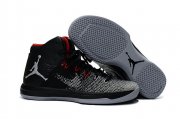 Wholesale Cheap Womens Air Jordan 31 Retro Shoes Black/Grey-Red