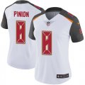 Wholesale Cheap Nike Buccaneers #8 Bradley Pinion White Women's Stitched NFL Vapor Untouchable Limited Jersey