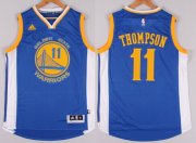 Wholesale Cheap Golden State Warriors #11 Klay Thompson Revolution 30 Swingman 2014 New Blue Jersey