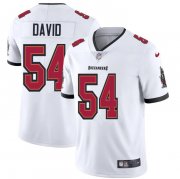 Wholesale Cheap Tampa Bay Buccaneers #54 Lavonte David Men's Nike White Vapor Limited Jersey