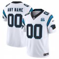 Cheap Men's Carolina Panthers Active Player Custom White 2024 30th Anniversary Patch F.U.S.E. Vapor Limited Stitched Football Jersey