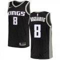 Wholesale Cheap Women's Sacramento Kings #8 Bogdan Bogdanovic Black Basketball Swingman Statement Edition Jersey