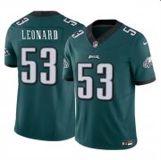 Cheap Men's Philadelphia Eagles #53 Shaquille Leonard Green 2023 F.U.S.E. Vapor Untouchable Limited Football Stitched Jersey